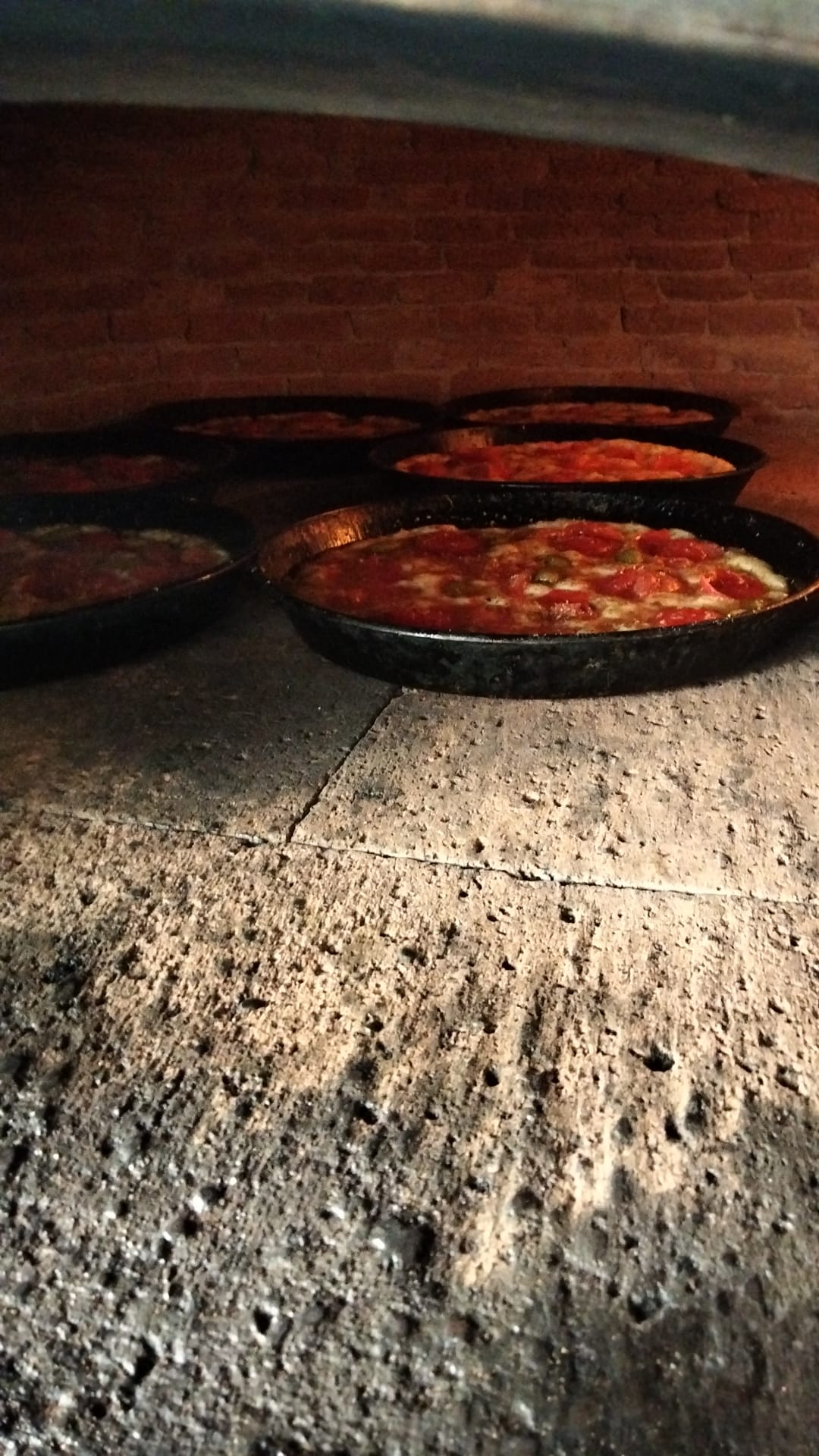 Pizze in cottura